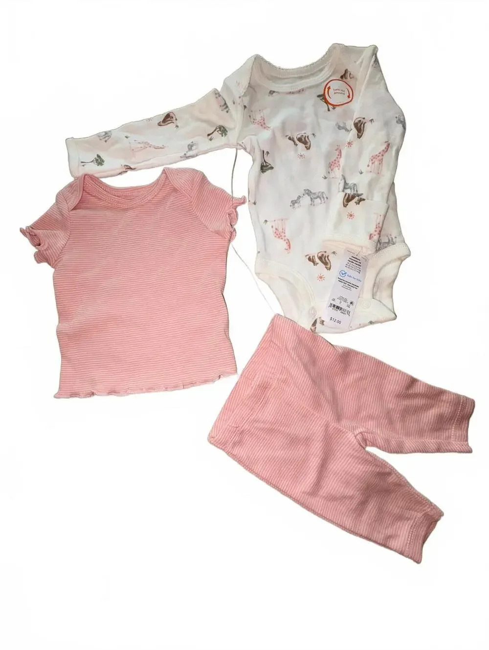 NEW! Carter's Newborn Baby 3-Piece Outfit Set